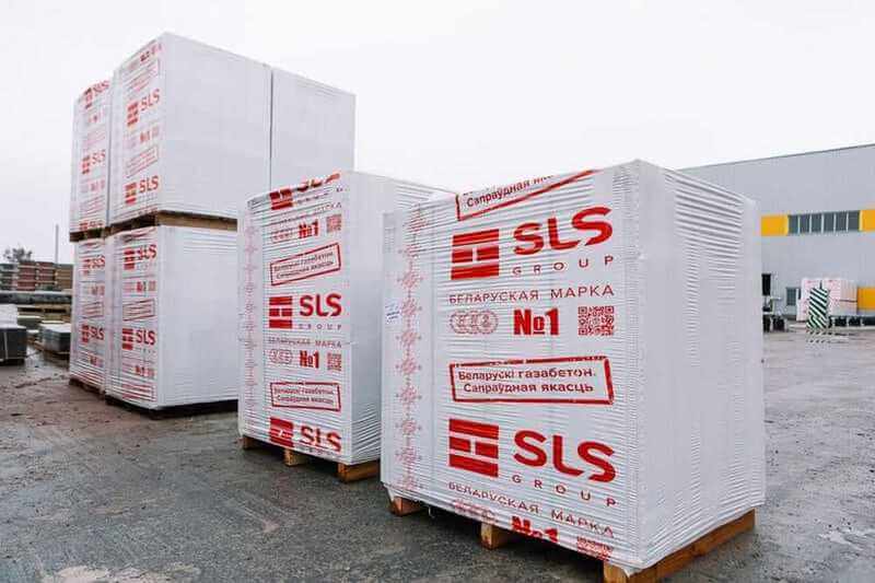 Газобетон Белорусский SLS D500 625х400х250 мм фото 1